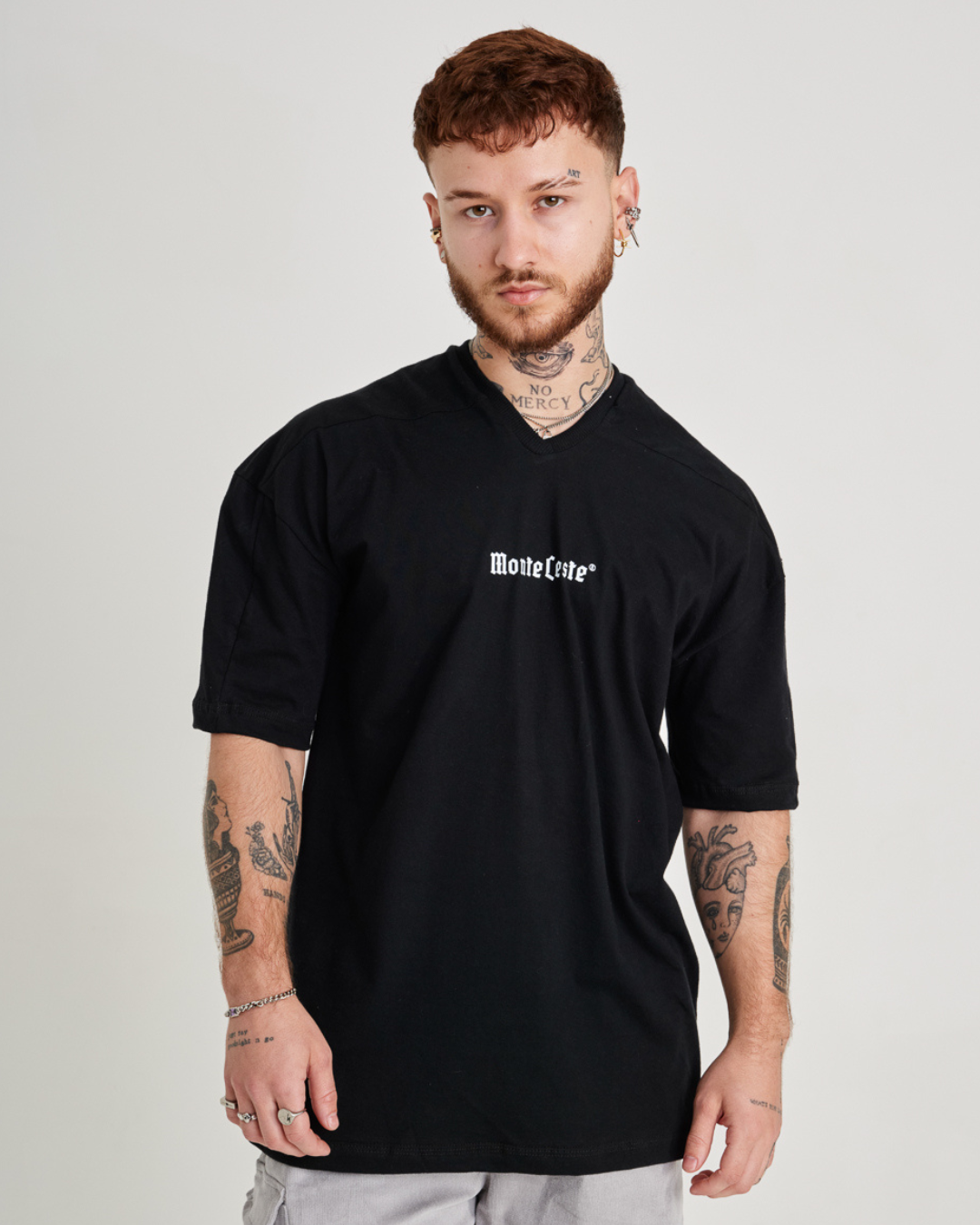 Oversized Jersey T-Shirt - Classic Black