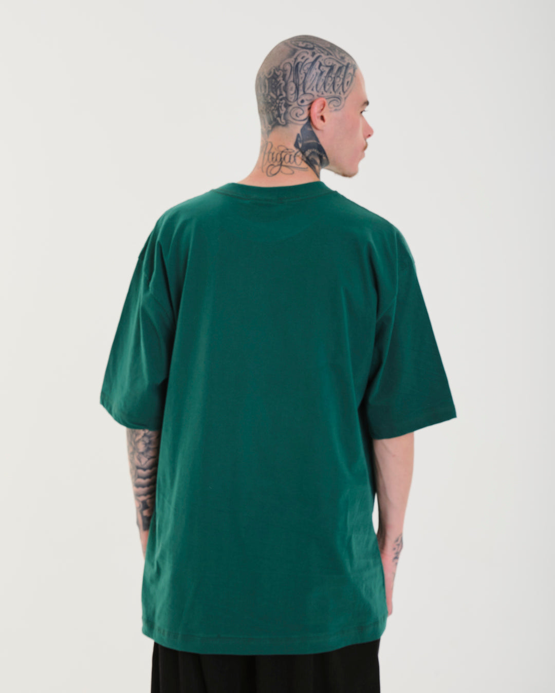 T-Shirt Oversized Printed Mountain - Green