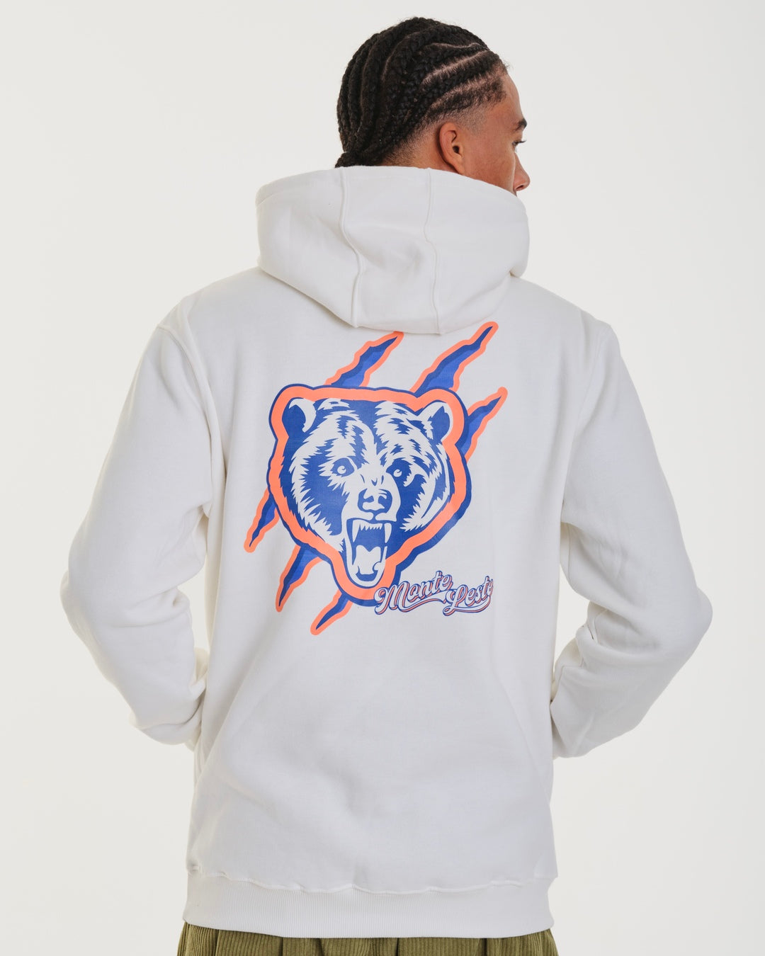 Sweatshirt Kangaroo Hooded - Polar Off White