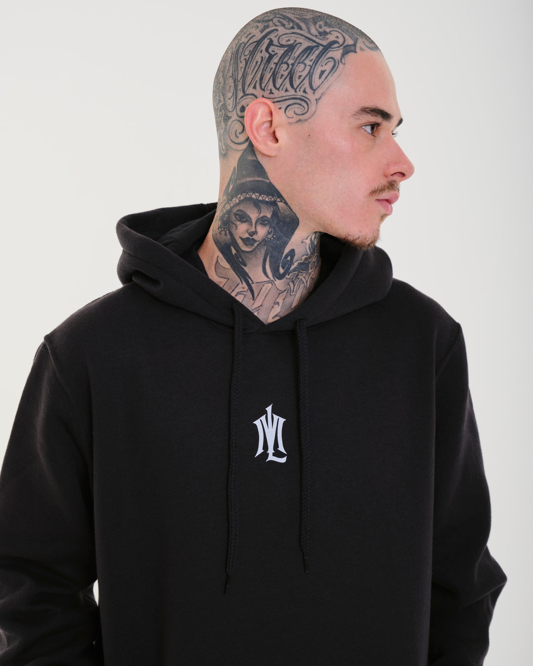 Sweatshirt Kangaroo Hooded - ML Black