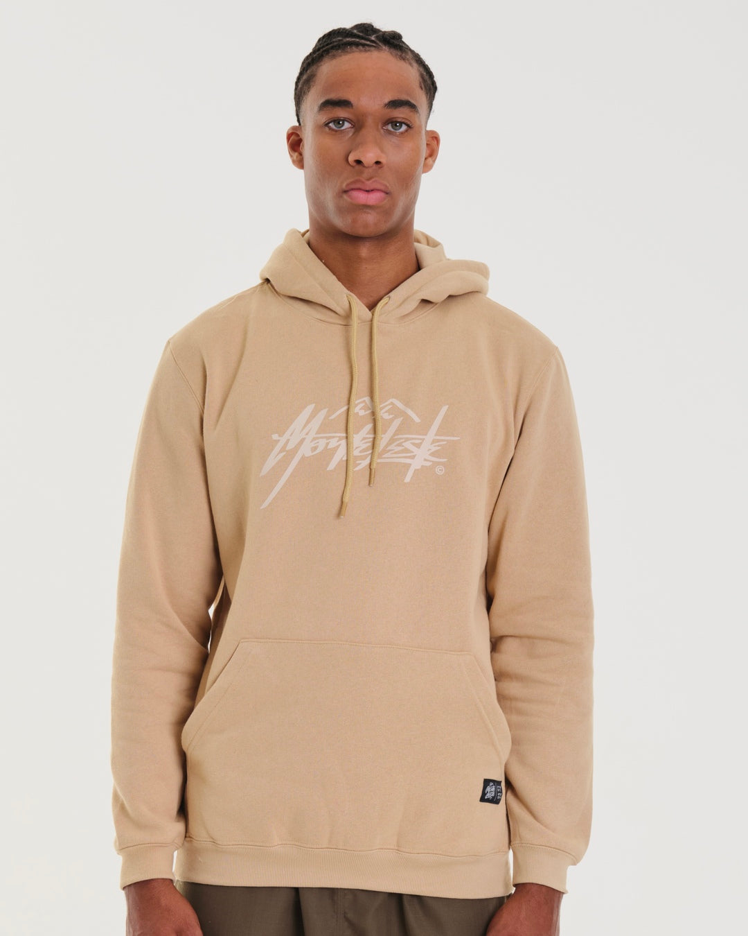 Sweatshirt Kangaroo Hooded - Mountain Sand