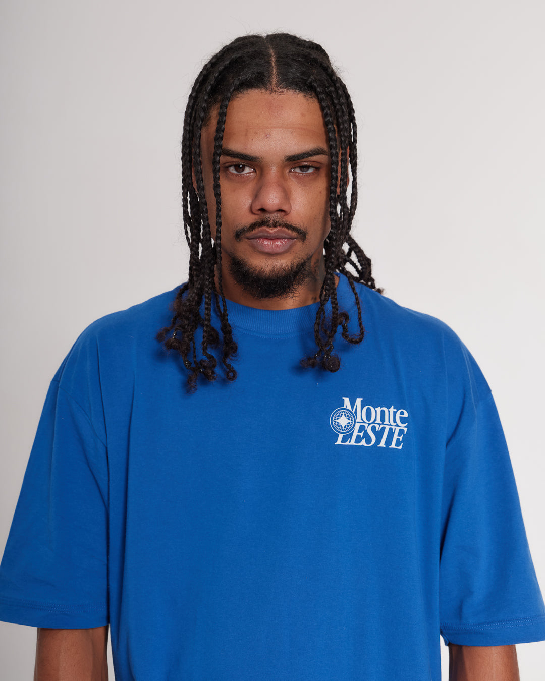 T-Shirt Oversized Printed Easy - Royal Blue