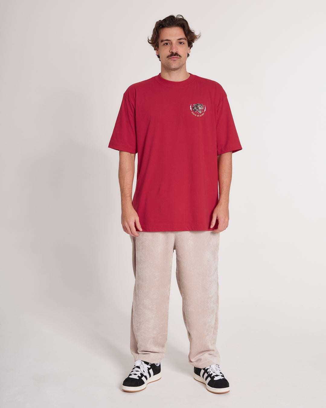 T-Shirt Oversized Printed Glory - Red