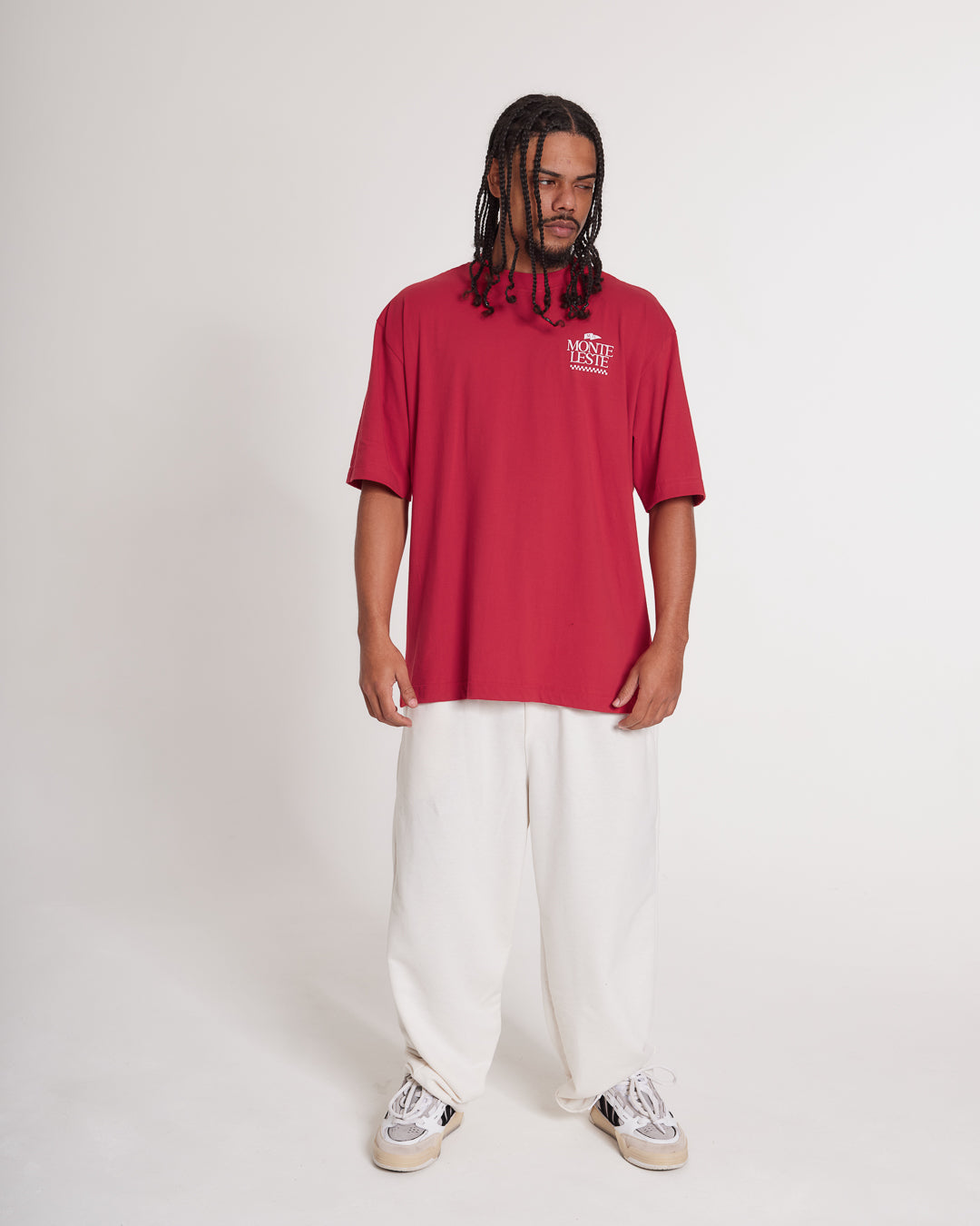 T-Shirt Oversized Printed Ideias - Red
