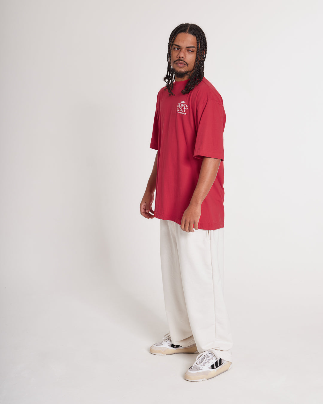 T-Shirt Oversized Printed Ideias - Red