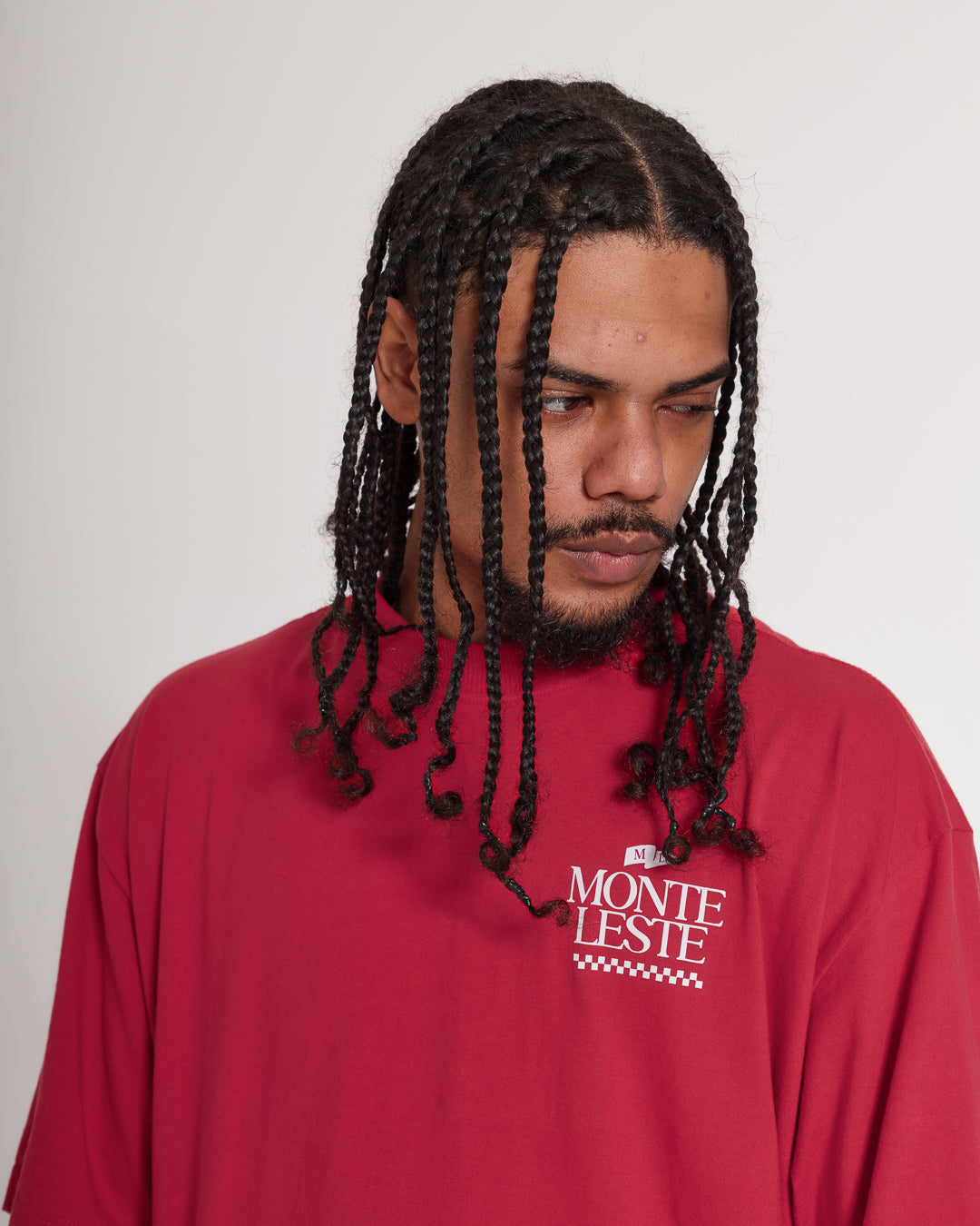 T-Shirt Oversized Printed Ideias - Red