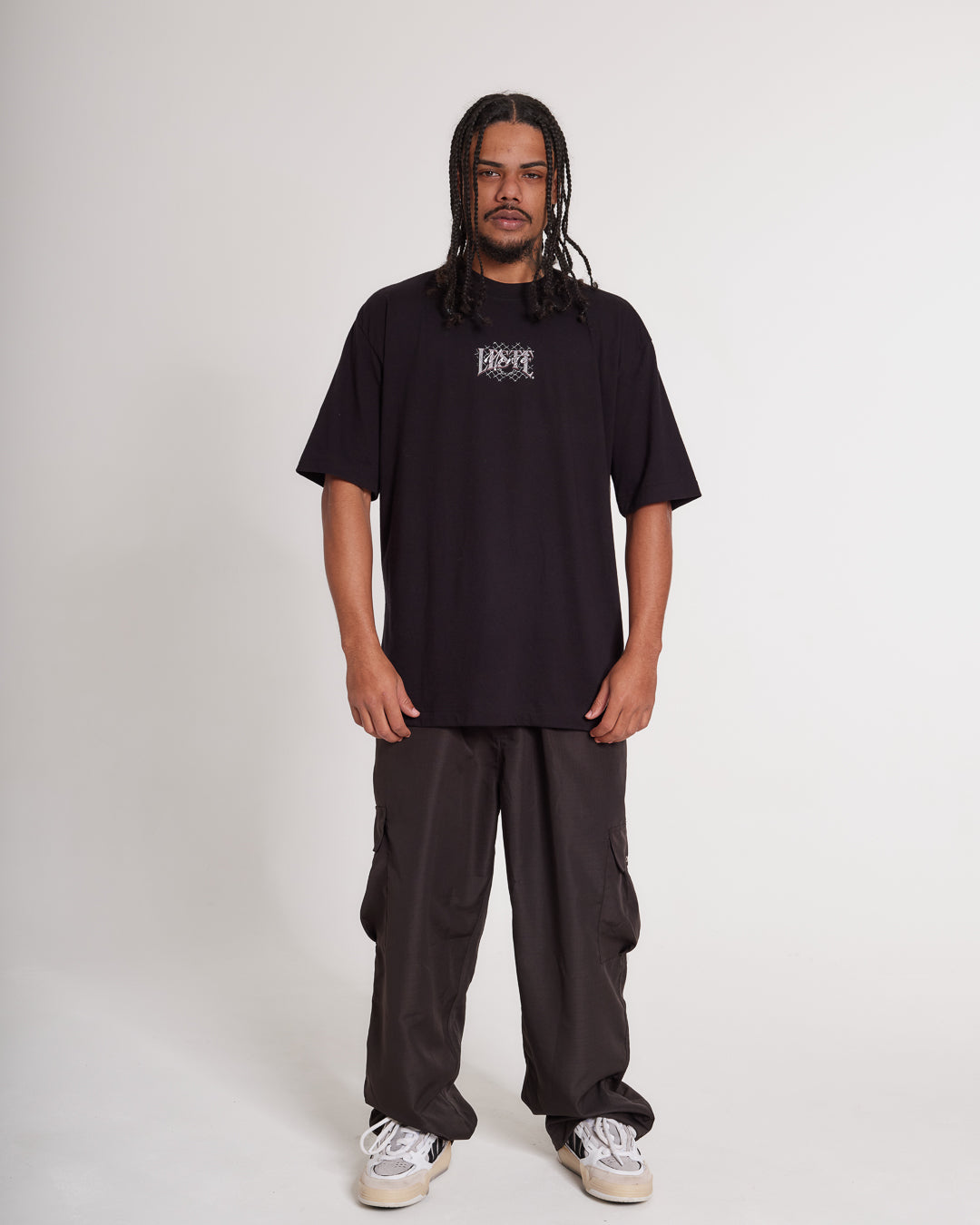 T-Shirt Oversized Printed Dobermann - Black