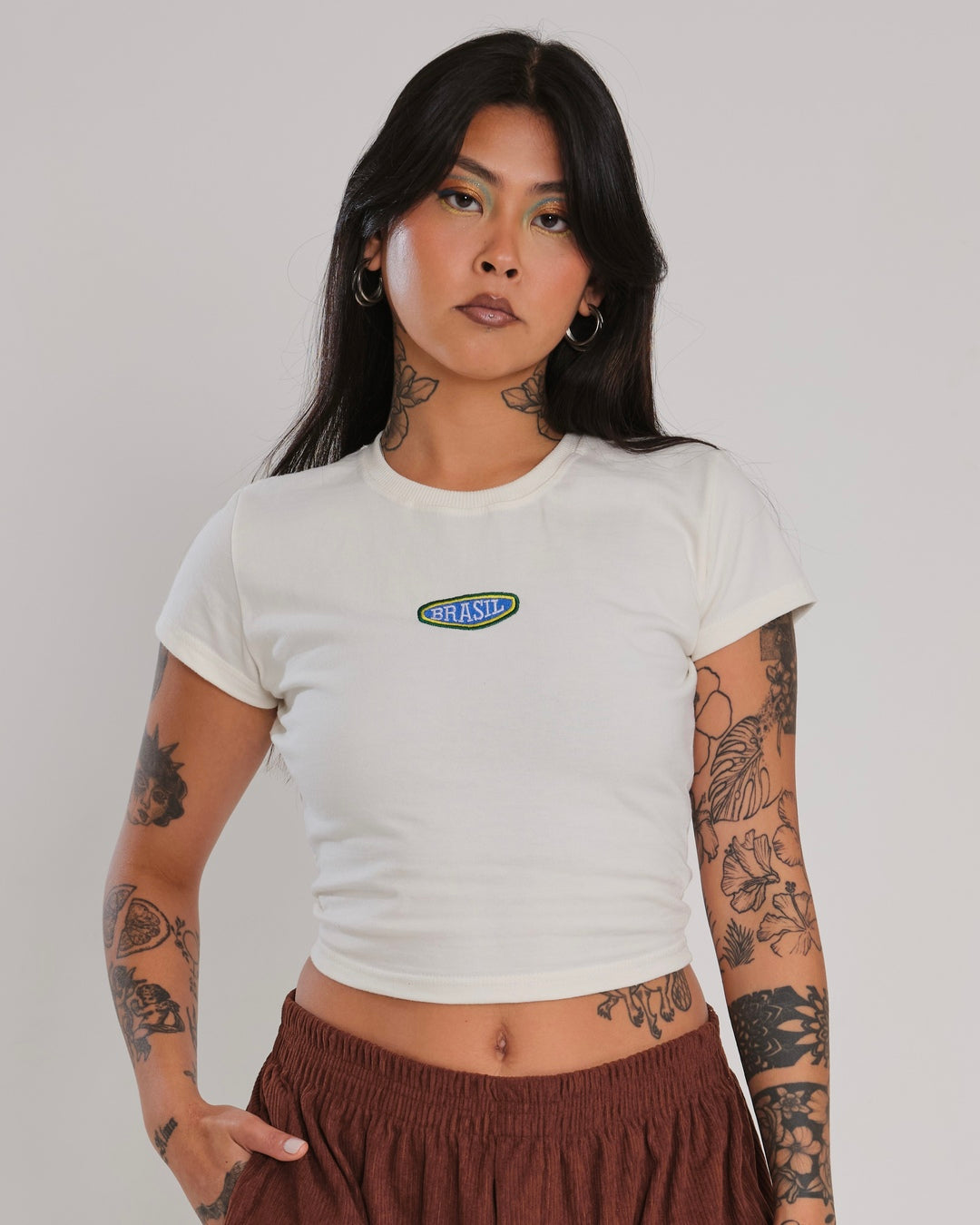 Baby Tee Canarinho - Off White