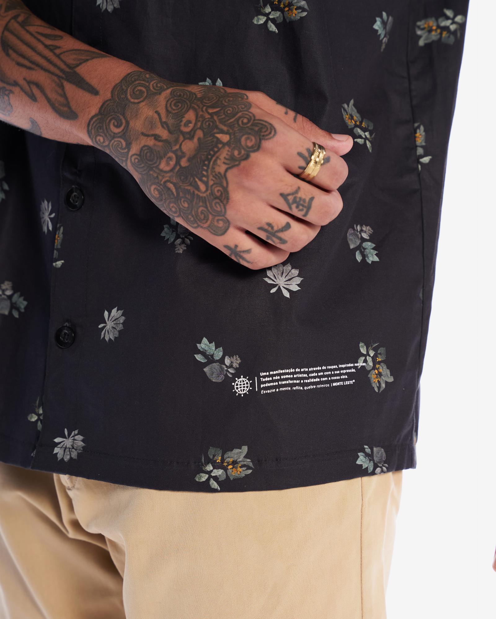 Camisa Casual Printed - Palmeira