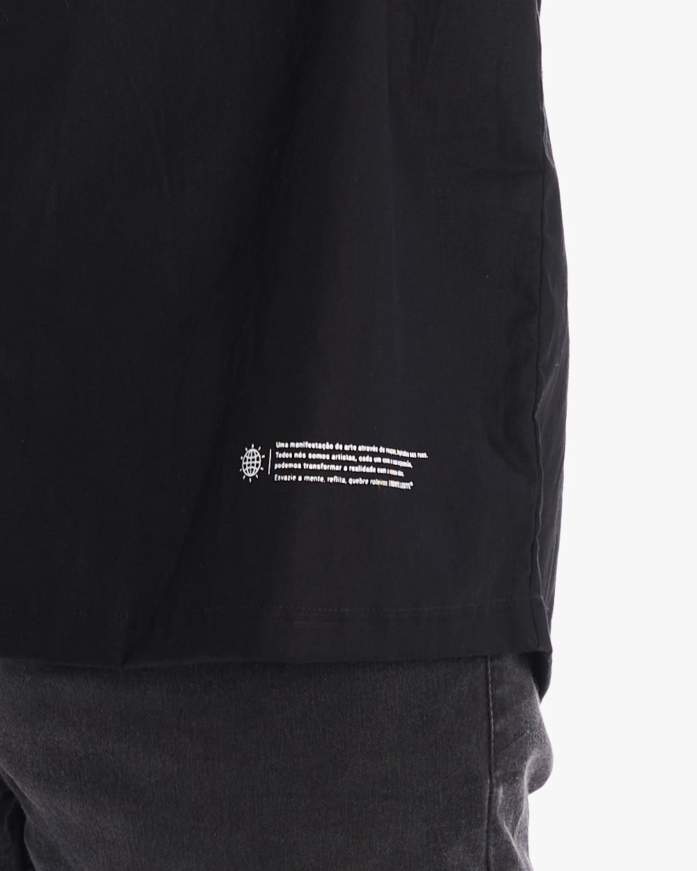 Camisa Casual Plain - Black