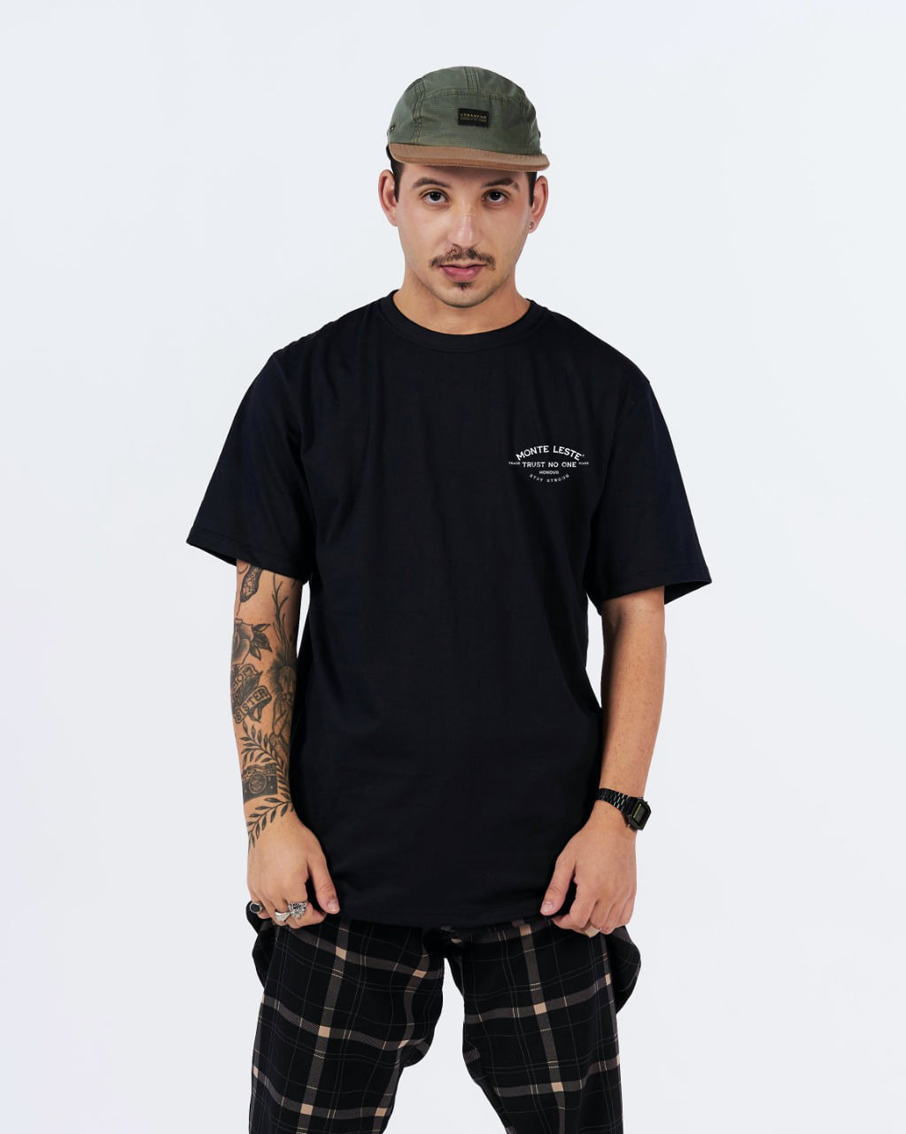 T-Shirt Regular Printed - Fire Tiger Black