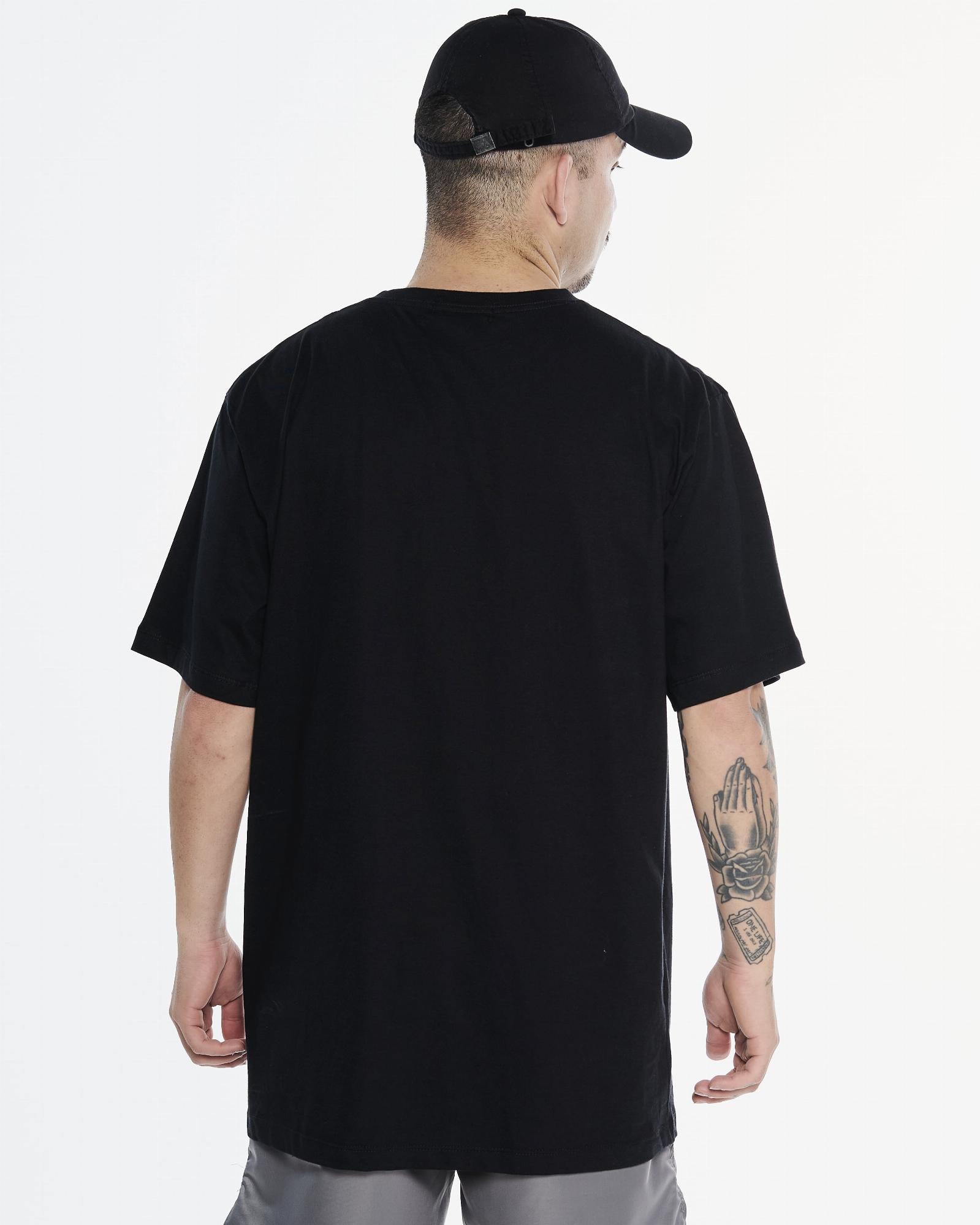 T-Shirt Regular Printed - Segundo Anjo Black