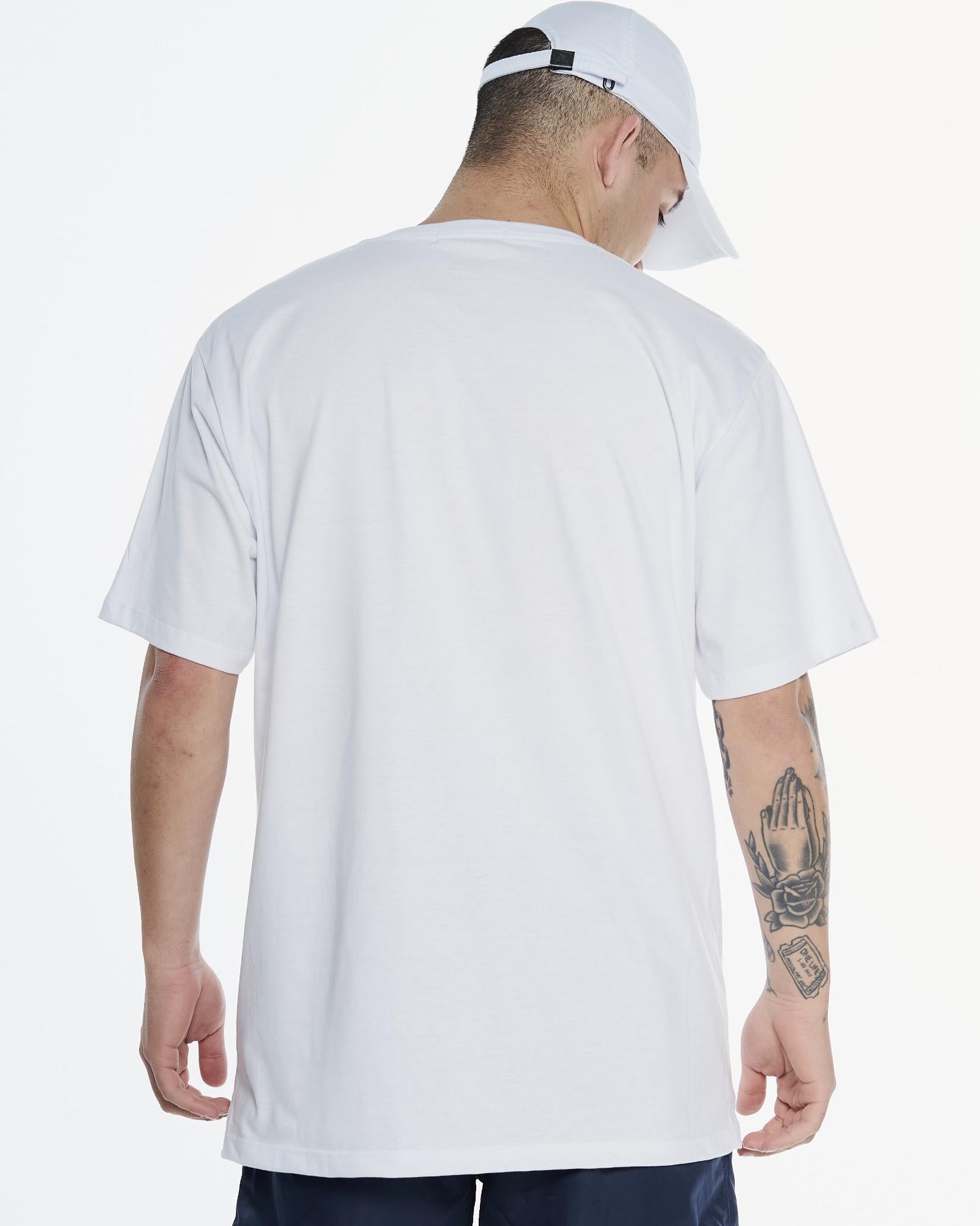T-Shirt Regular Printed - Pizza White