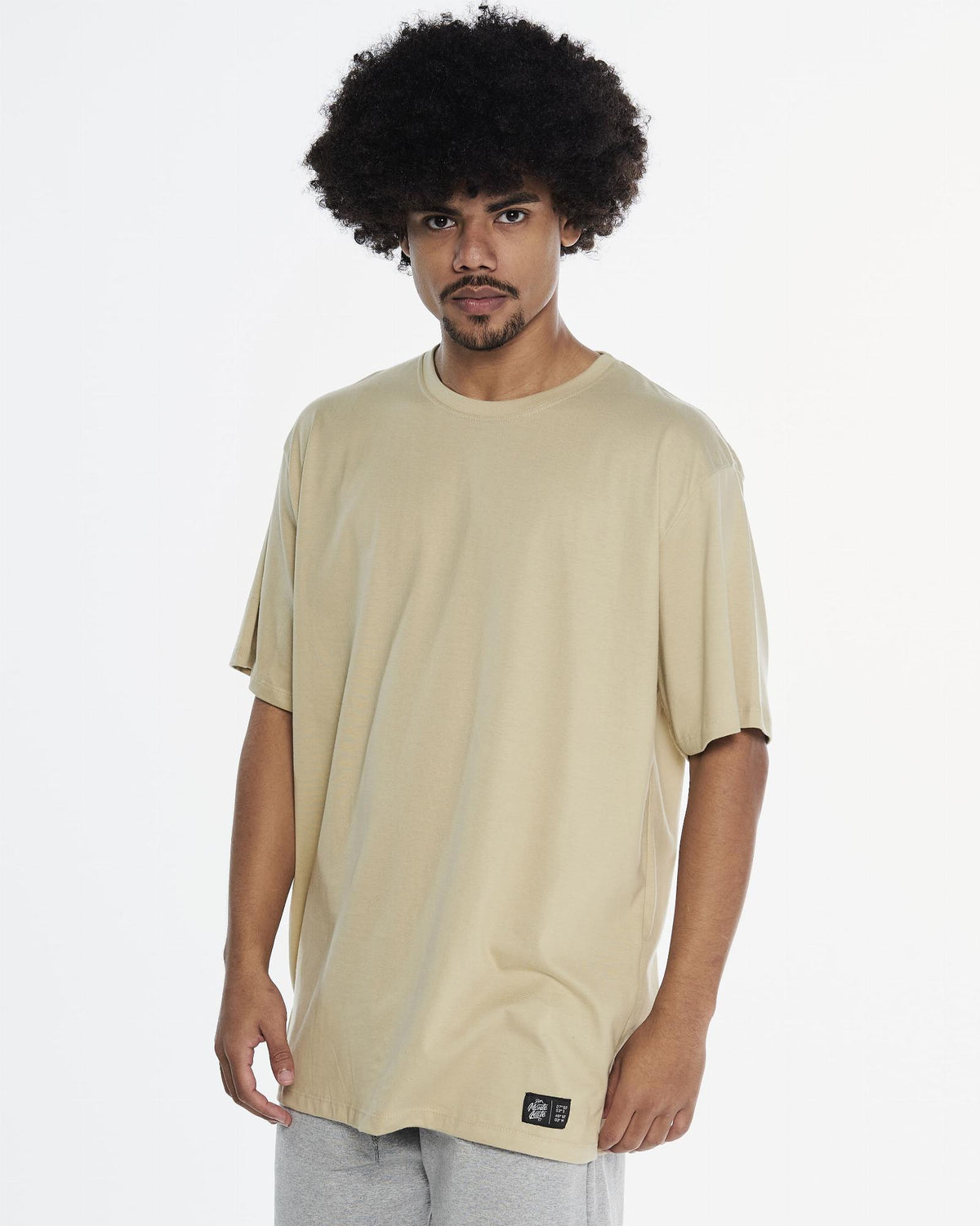 T-Shirt Regular Plain - Sand