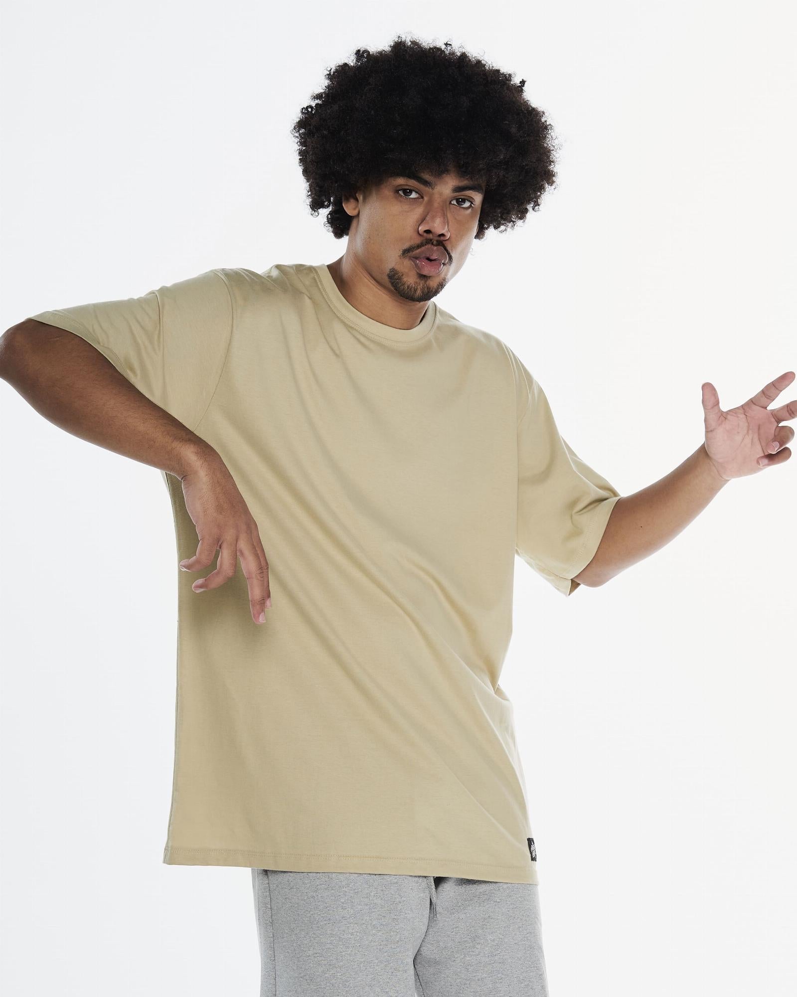 T-Shirt Regular Plain - Sand