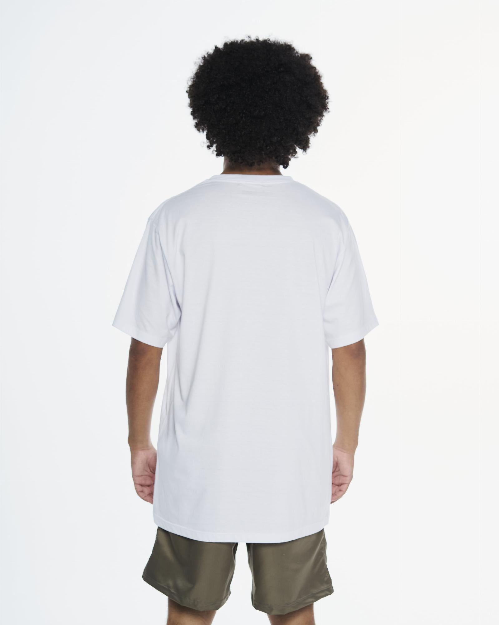 T-Shirt Regular Printed - Fire Money White