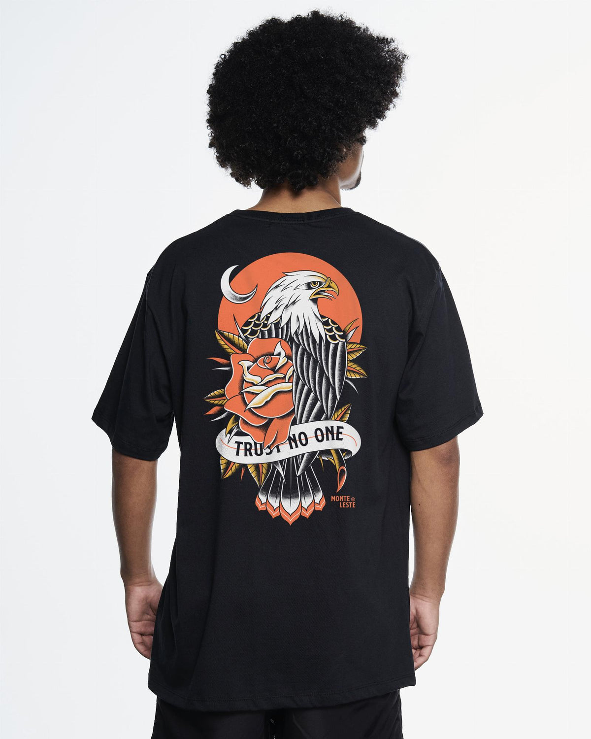 T-Shirt Regular Printed - Trust Black