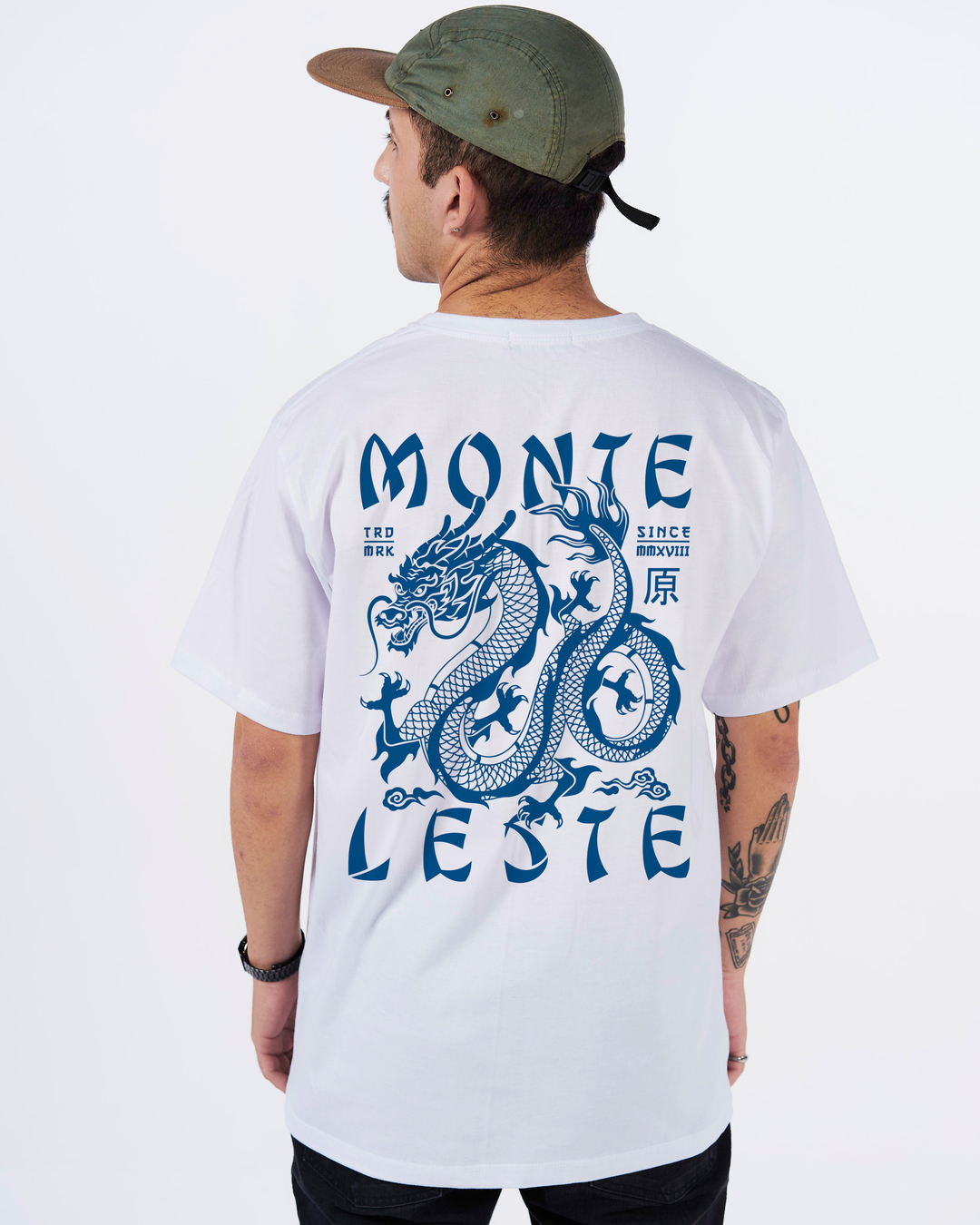T-Shirt Regular Printed - China White