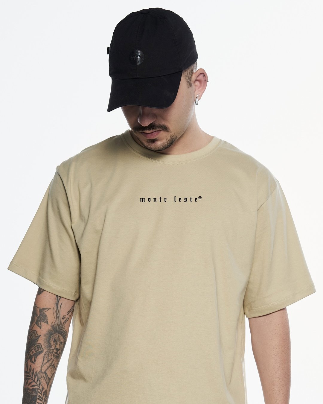 T-Shirt Regular Printed - ML Sand
