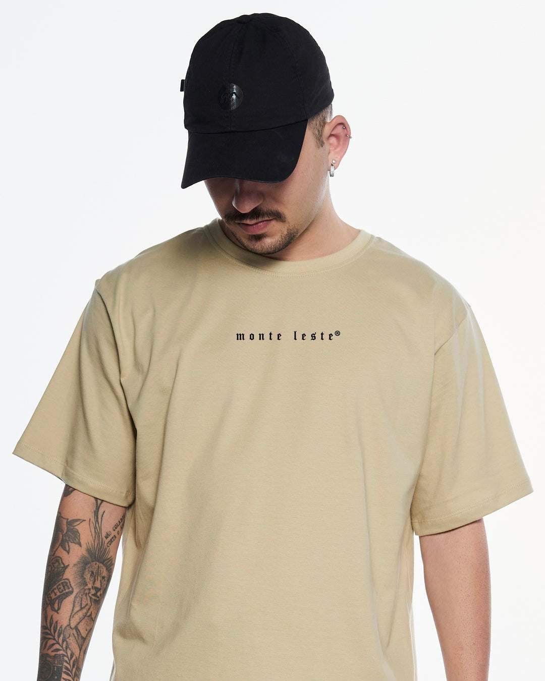 T-Shirt Regular Printed - ML Sand
