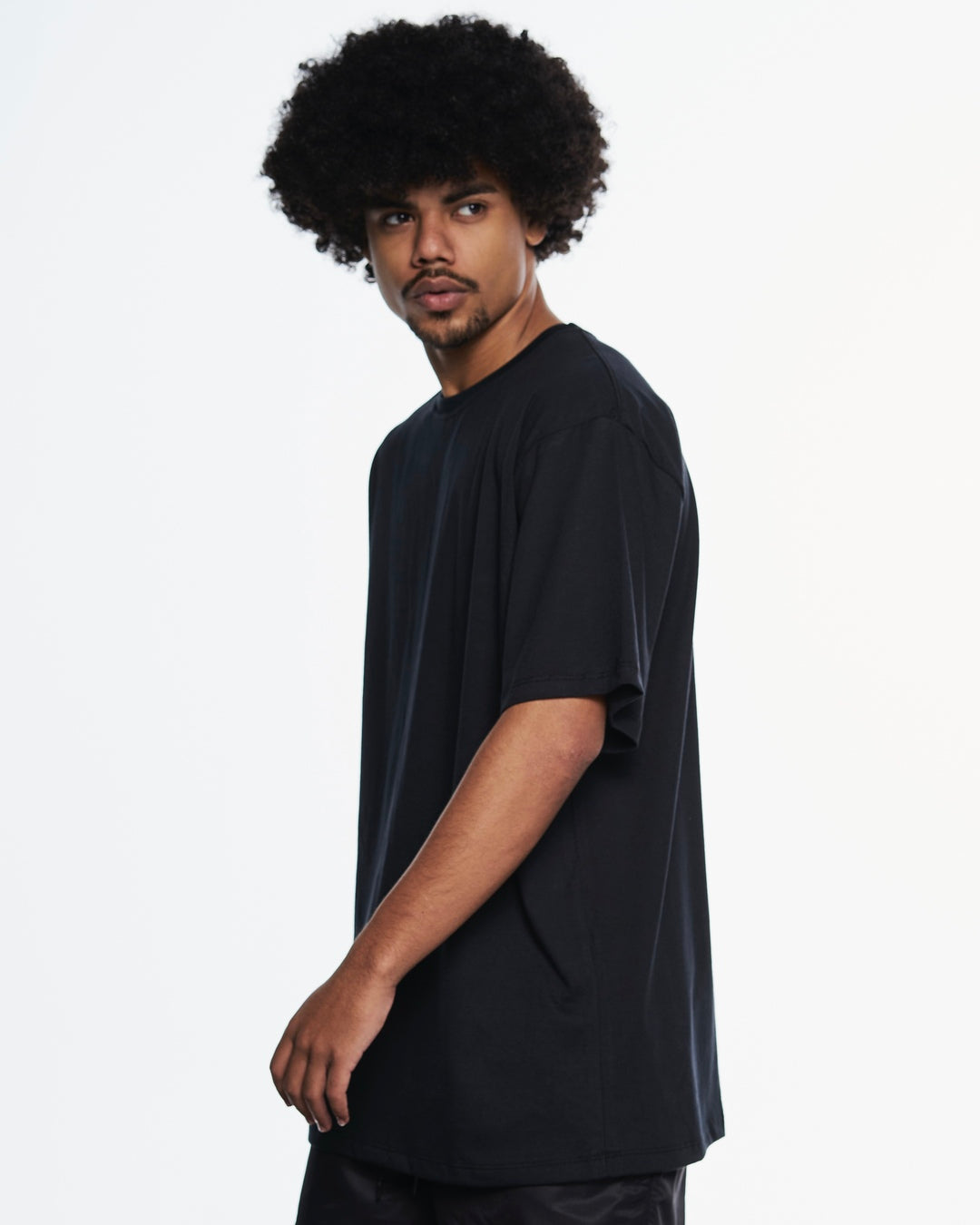 T-Shirt Regular Plain - Black