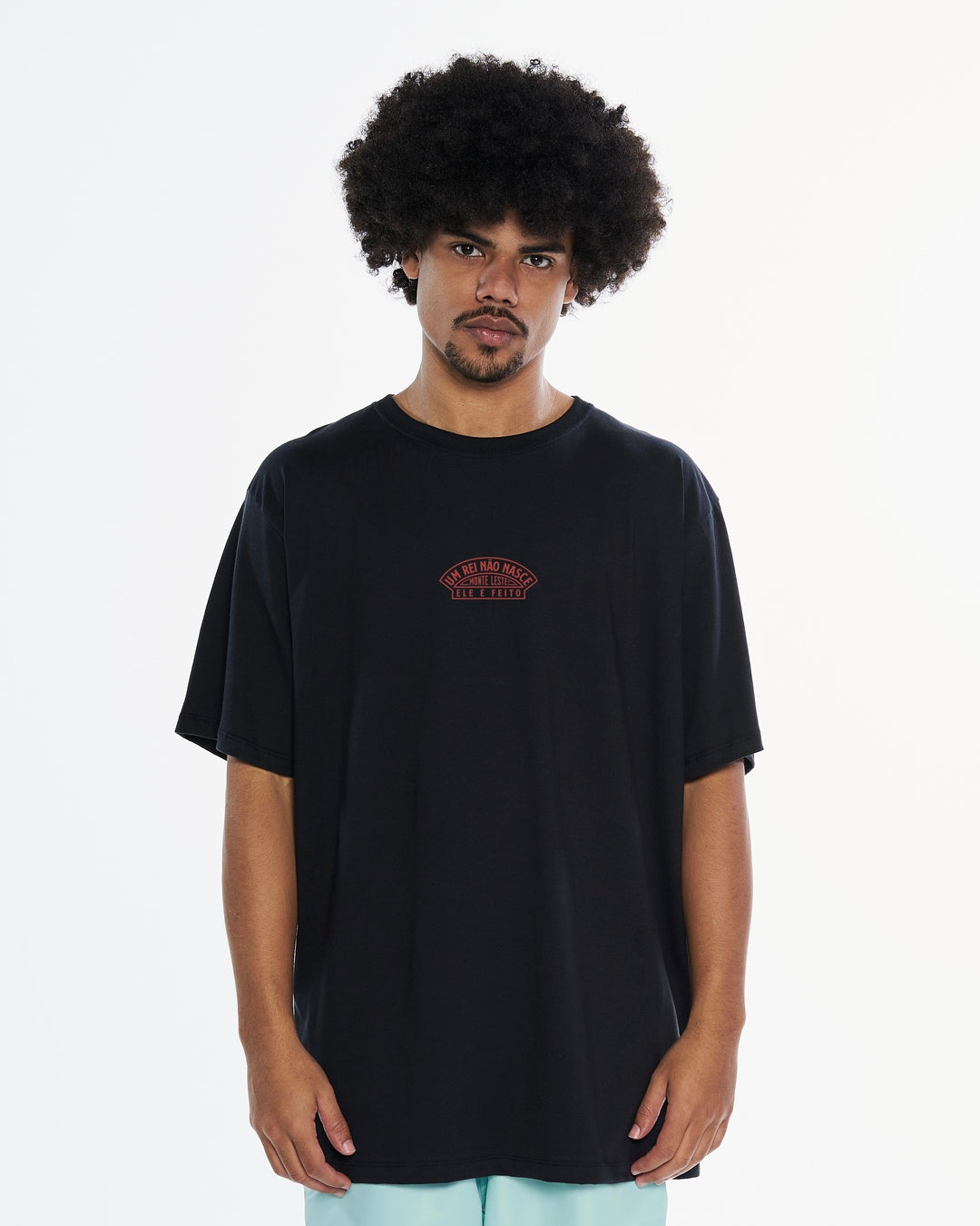 T-Shirt Regular Printed - Lion Black