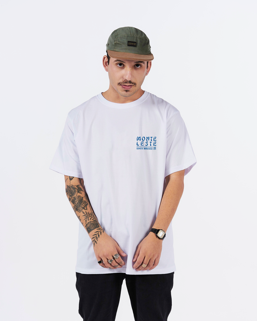 T-Shirt Regular Printed - China White