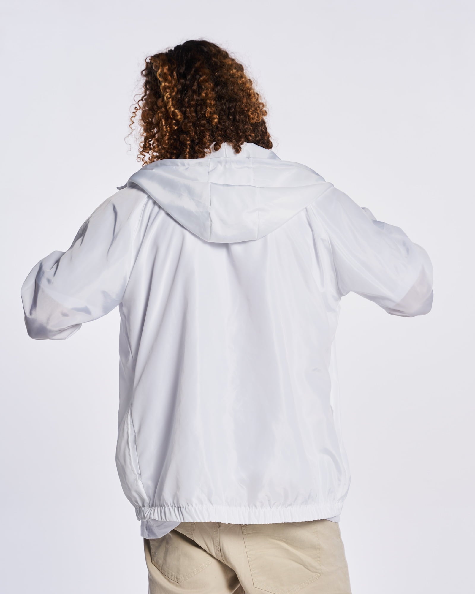 Jacket Windbreaker Wave Waterproof - White