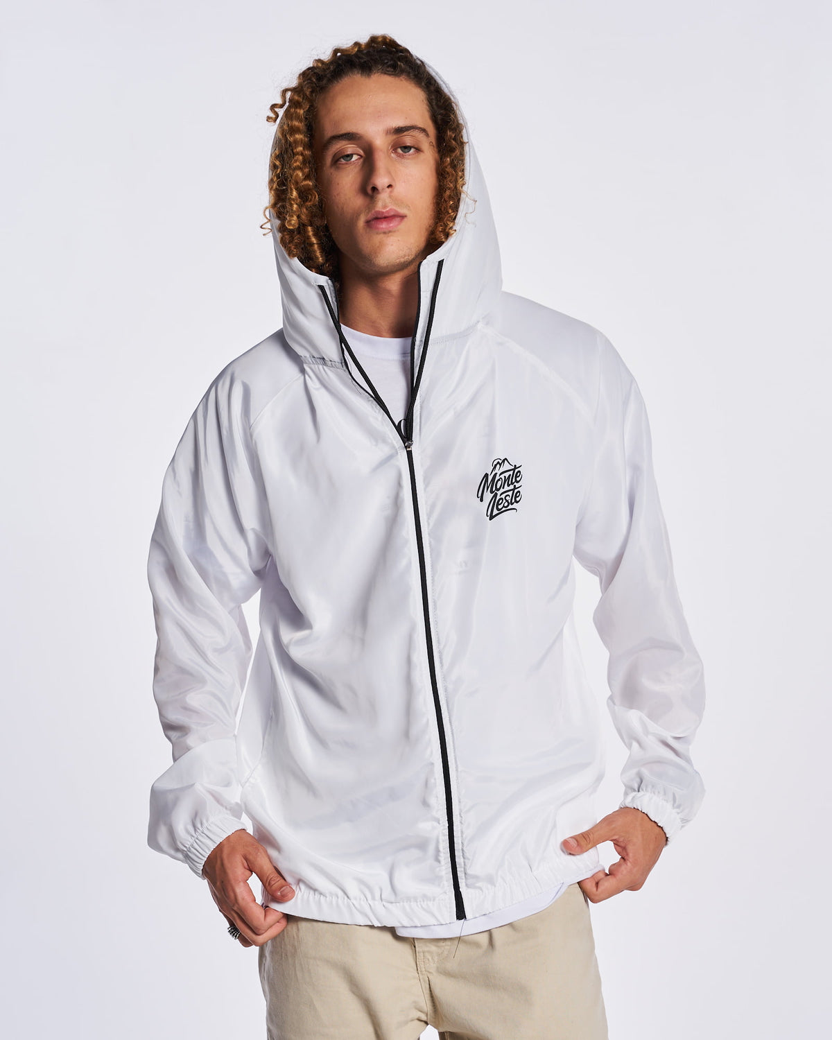 Jacket Windbreaker Wave Waterproof - White