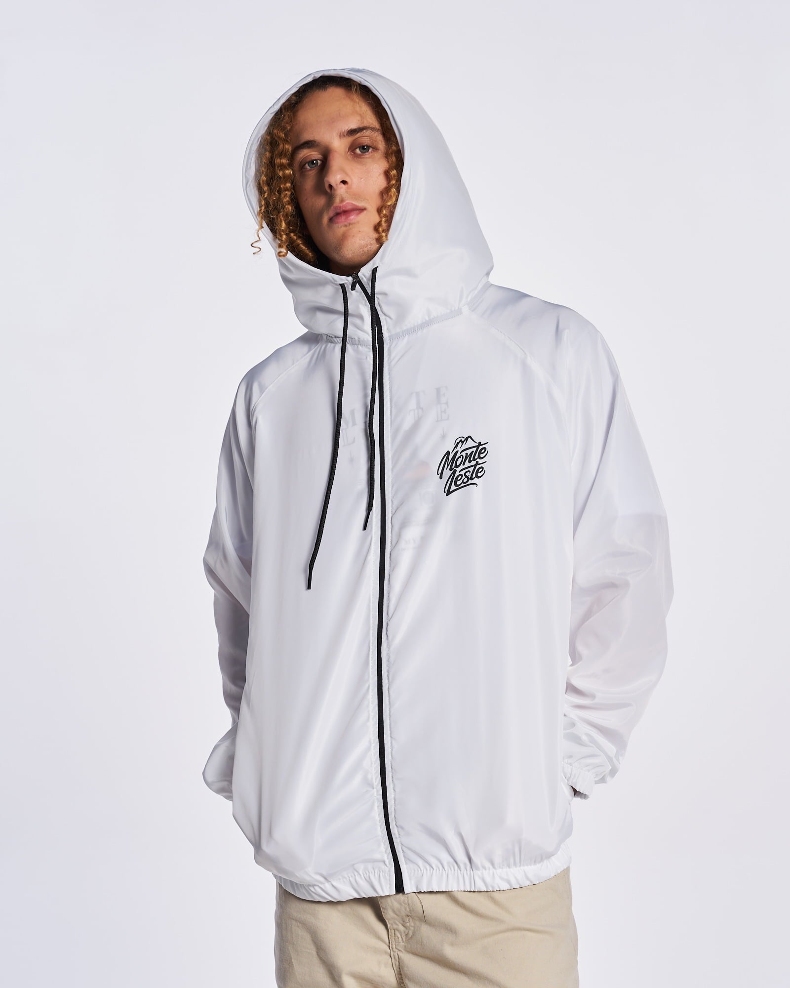 Jacket Windbreaker Wave Waterproof - White