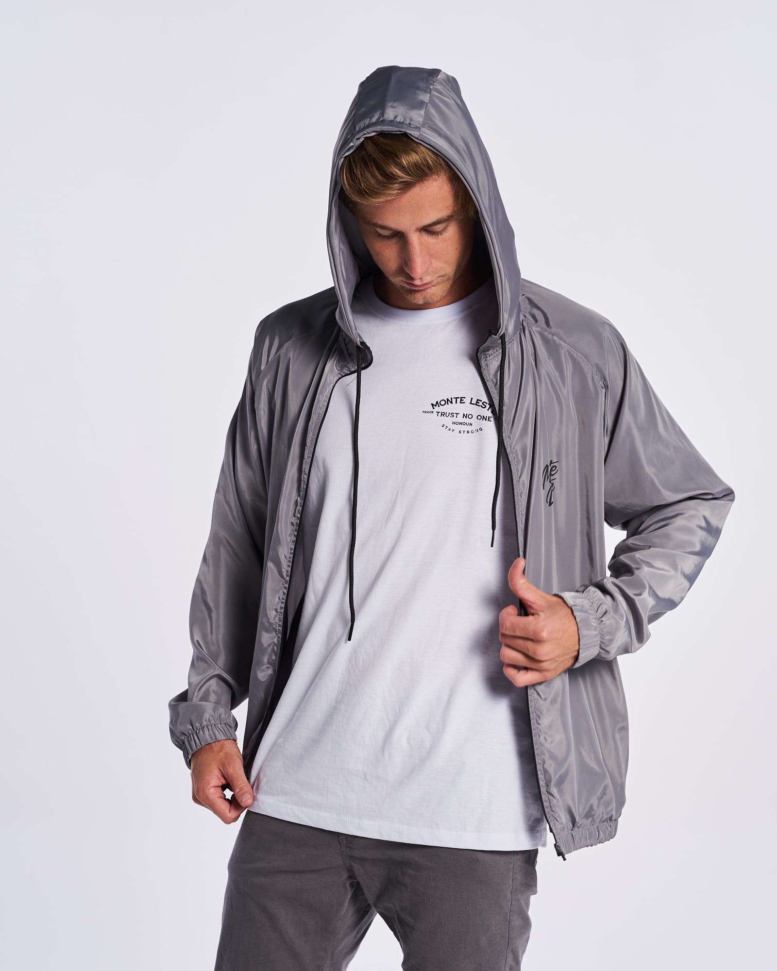 Jacket Windbreaker Wave Waterproof - Gray