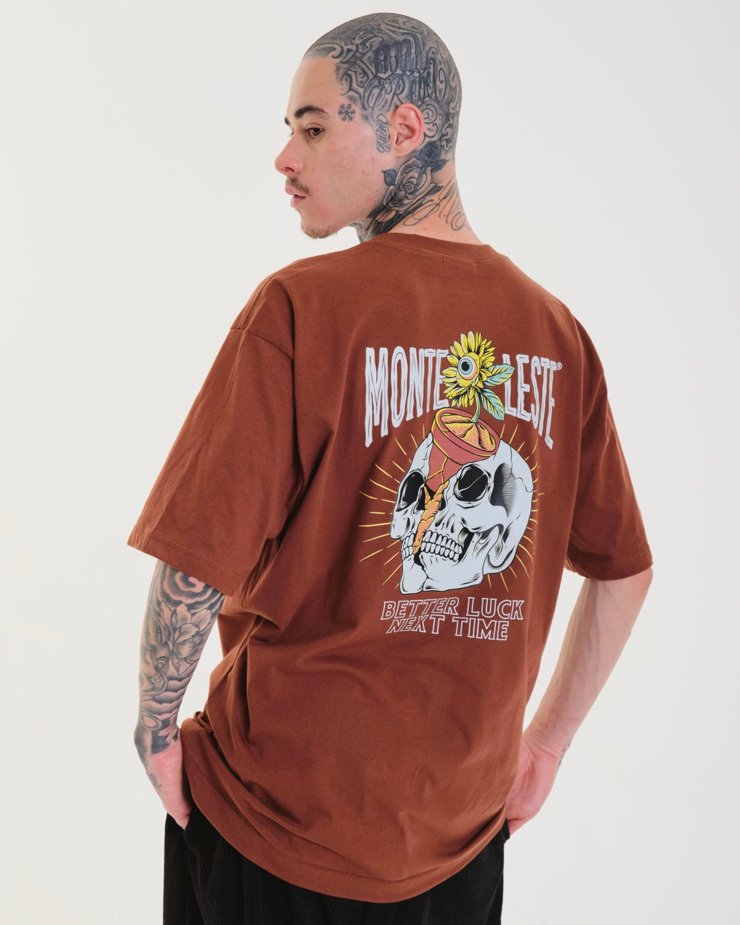 Printed Regular T-Shirt - Vase Brown