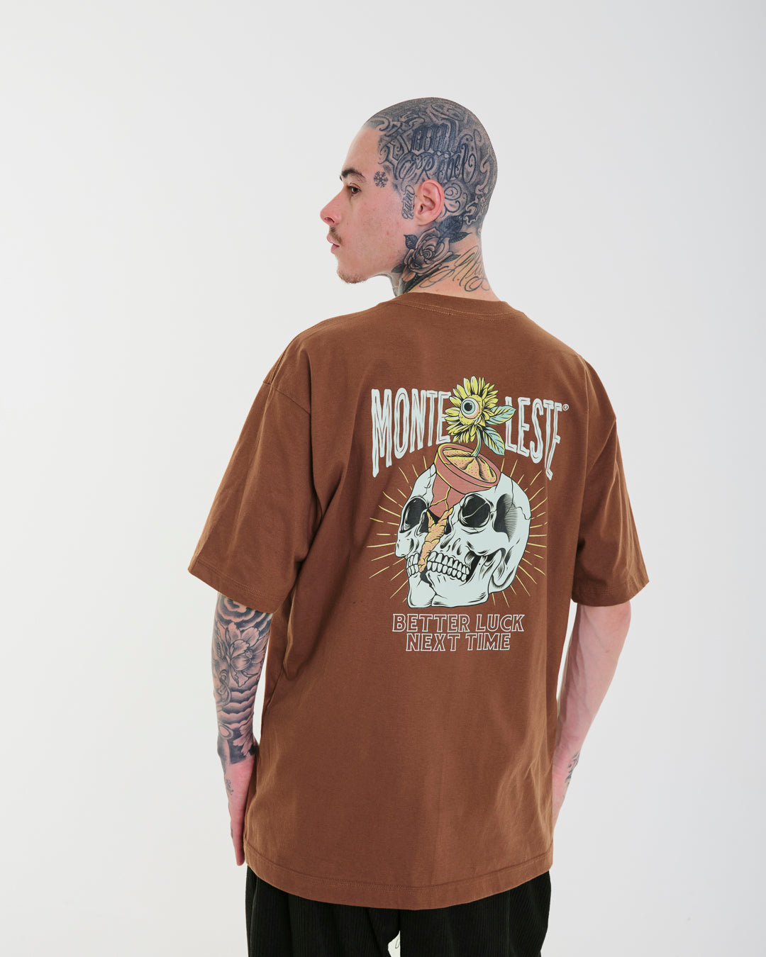 Printed Regular T-Shirt - Vase Brown