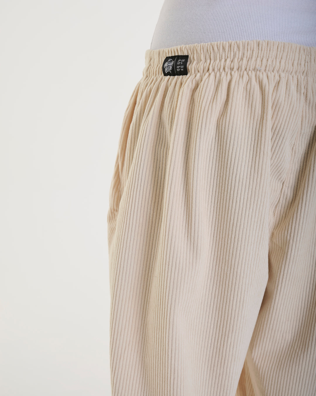 Oversized Corduroy Pants - Sand