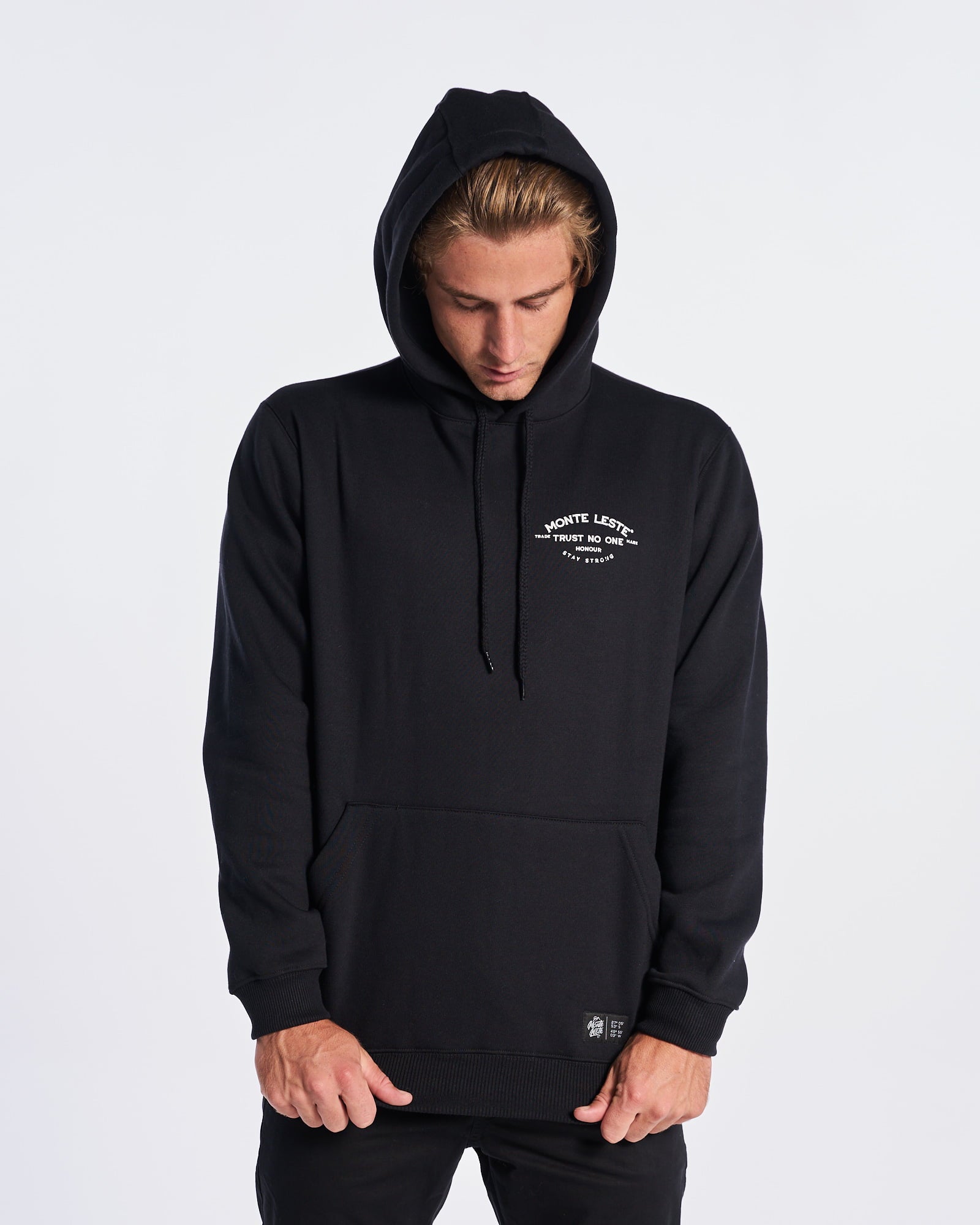 Sweatshirt Kangaroo Hooded - Fire Tiger Black