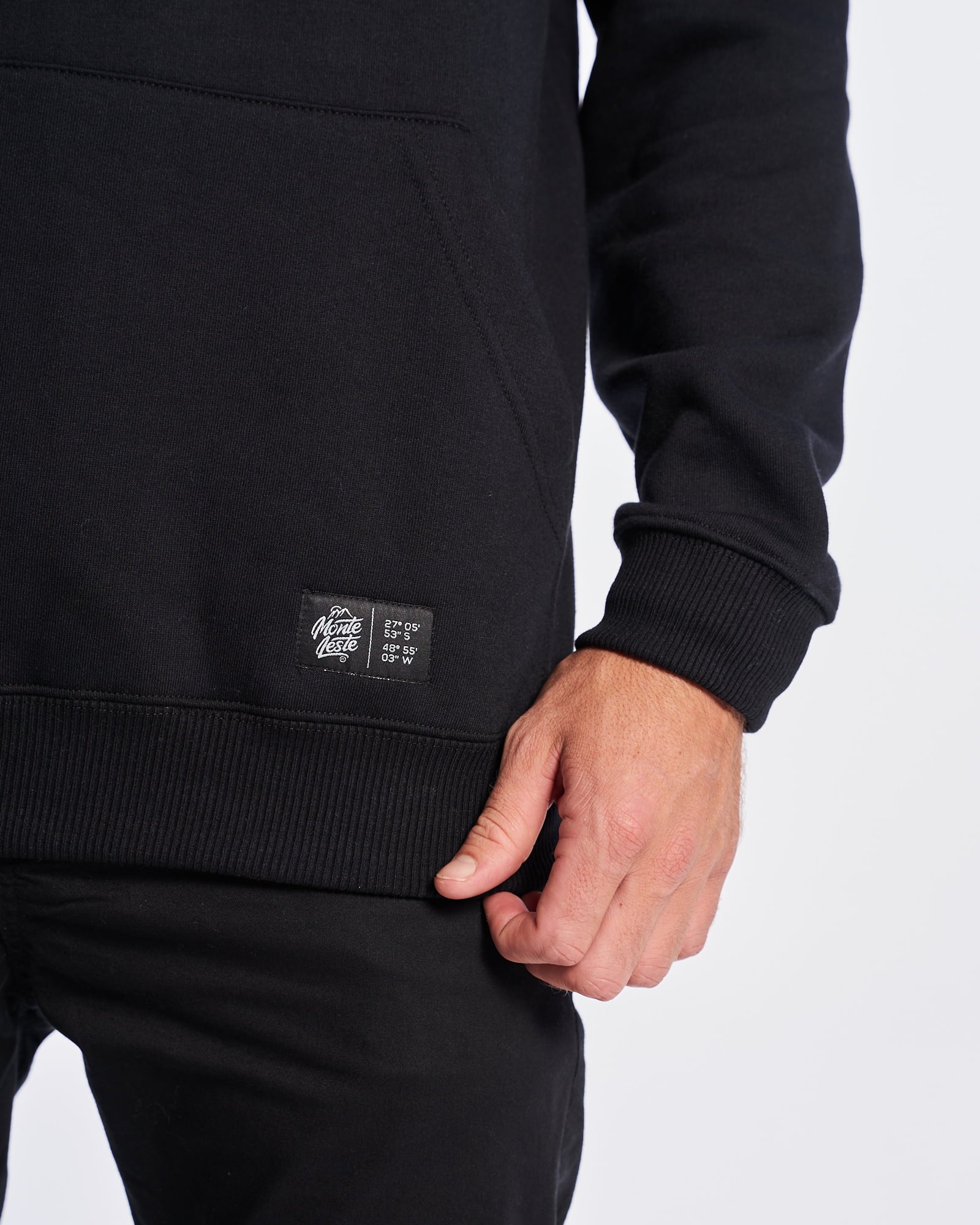 Sweatshirt Kangaroo Hooded - Fire Tiger Black