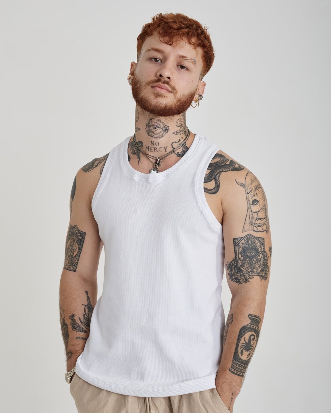 Tank Top Elastic Canelada - Branca