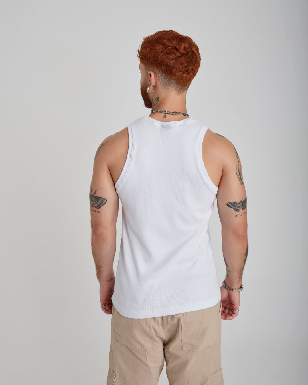 Tank Top Elastic Canelada - Branca