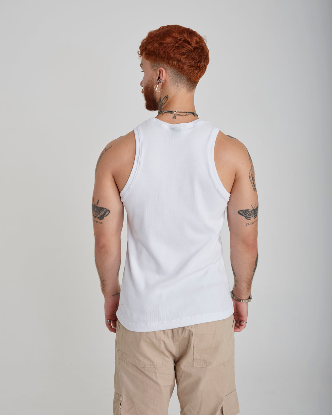 Tank Top Elastic Canelada - Branca