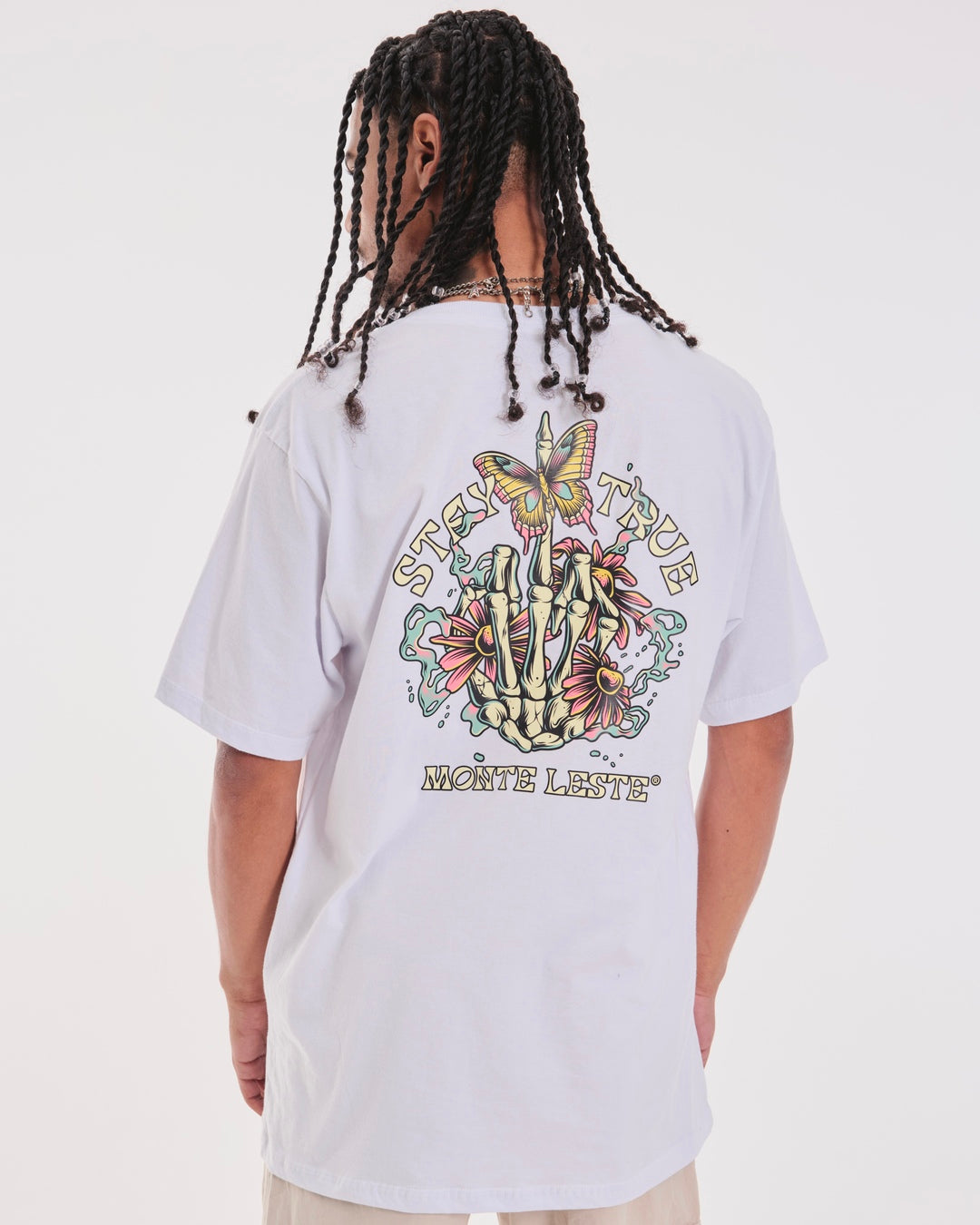 T-Shirt Regular Printed - True White