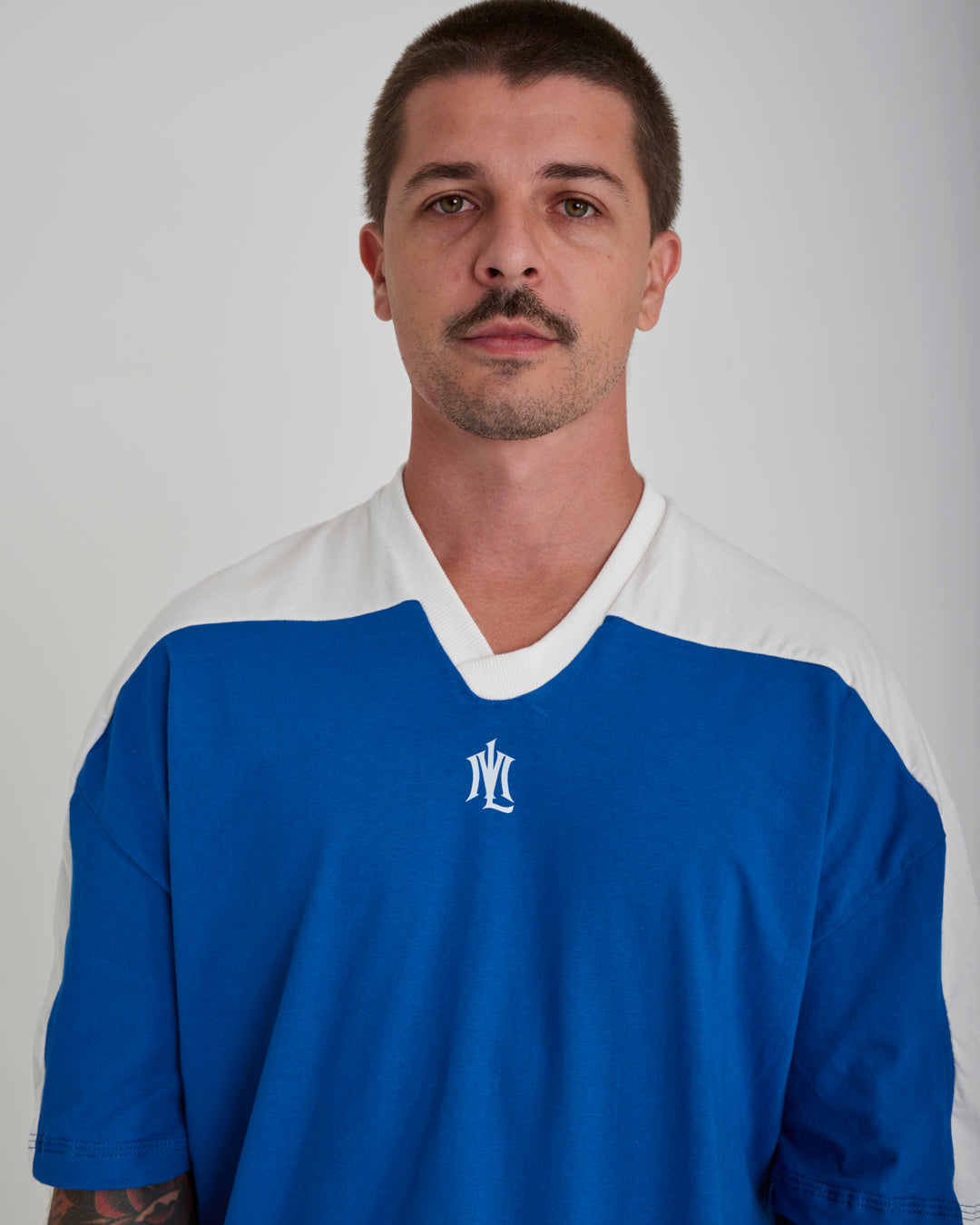 T-Shirt Jersey Oversized - ML Blue Royal