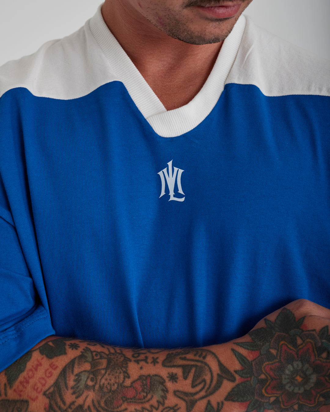 T-Shirt Jersey Oversized - ML Blue Royal