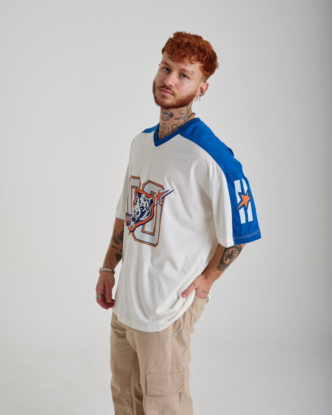 T-Shirt Jersey Oversized - Polar Off White