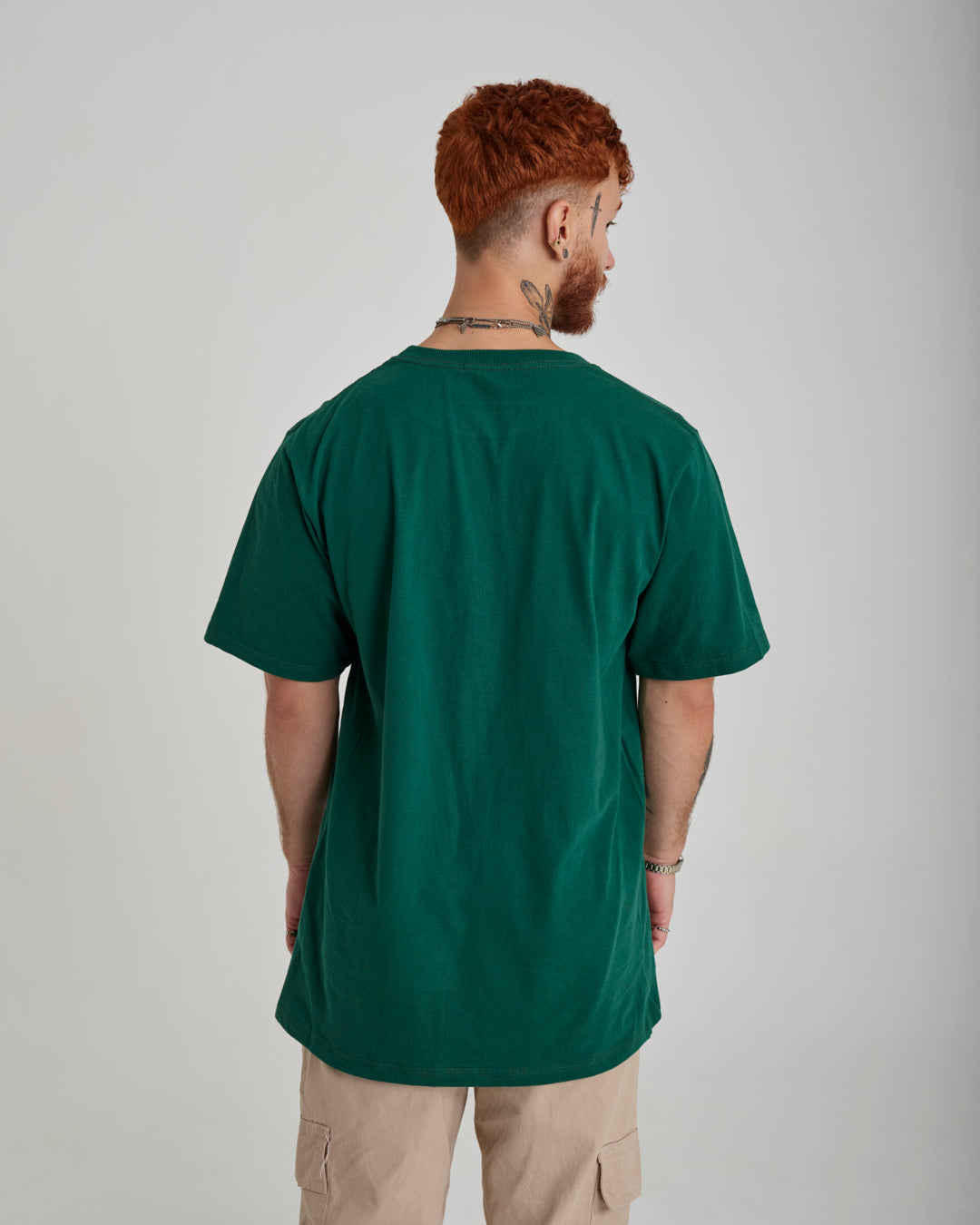 T-Shirt Regular Printed - Champs Green