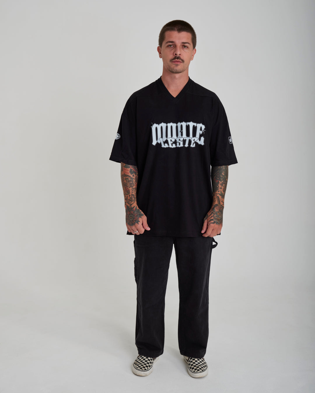 Oversized Jersey T-Shirt - Never Black