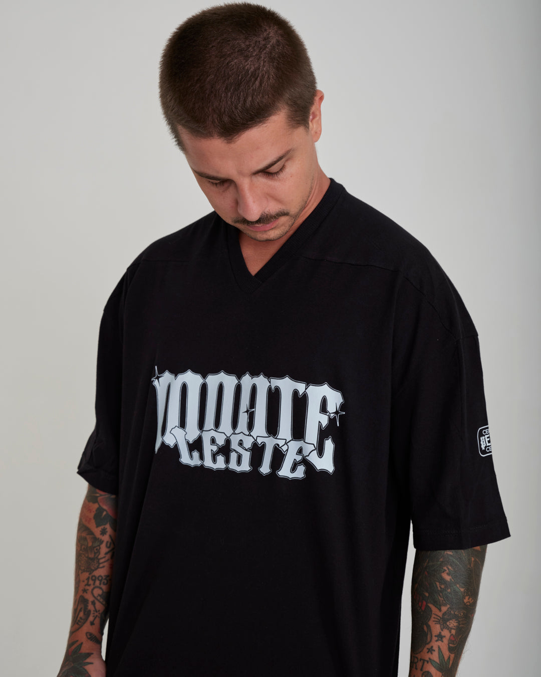 Oversized Jersey T-Shirt - Never Black