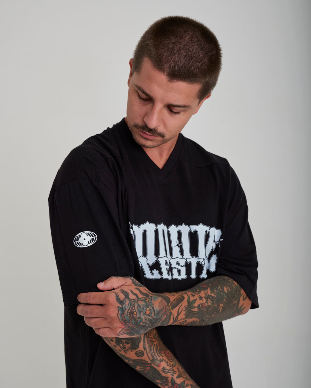 Oversized Jersey T-Shirt - Never Black