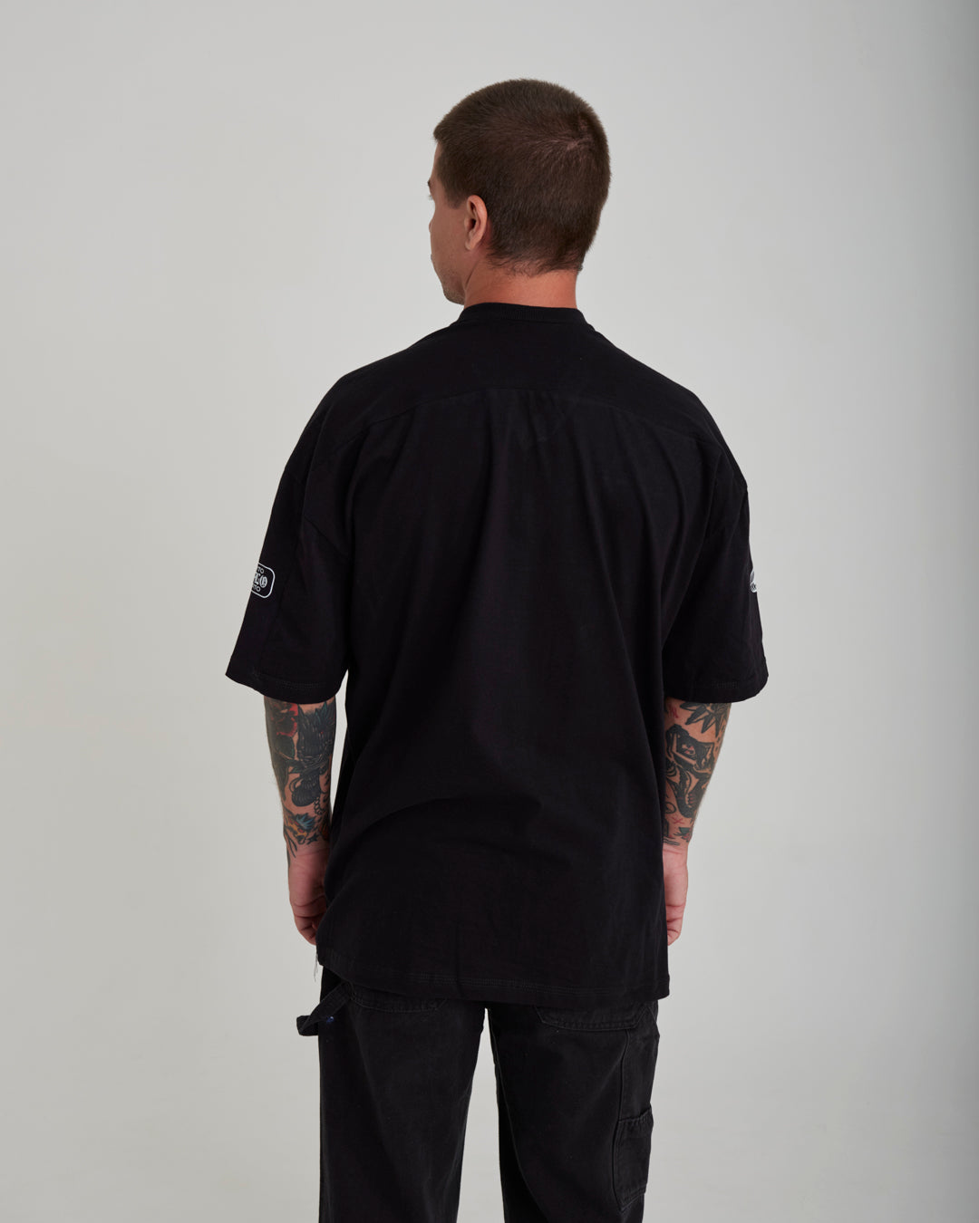 Oversized Jersey T-Shirt - Never Black