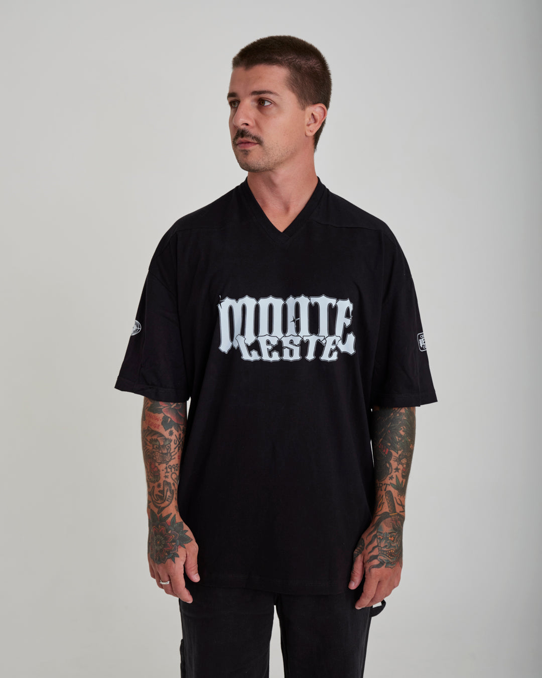 Oversized Jersey T-Shirt - Never Black