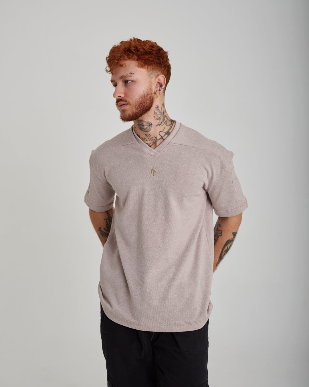 T-Shirt Jersey Oversized - Skin ML